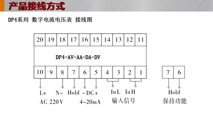 數(shù)字電流表,DP4交流電流表,電流表接線圖 數(shù)字電流表,DP4交流電流表,電流表接線圖
