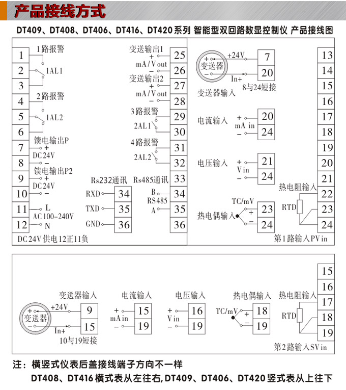 智能數(shù)顯表,DT416G雙光柱數(shù)顯控制儀,雙回路數(shù)顯控制儀接線方式 智能數(shù)顯表,DT416G雙光柱數(shù)顯控制儀,雙回路數(shù)顯控制儀接線方式